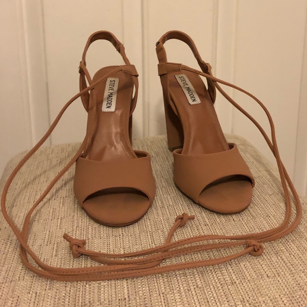 Lace up Steve Madden heels